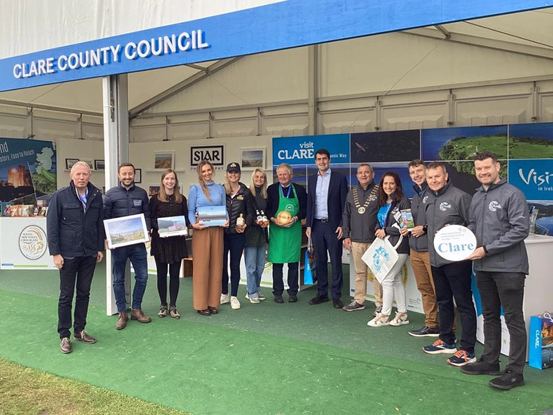 Clare businesses, Clare County Council and Visit Clare with Jack Chambers Minister of State Clare businesses, Clare County Council and Visit Clare with Jack Chambers Minister of State