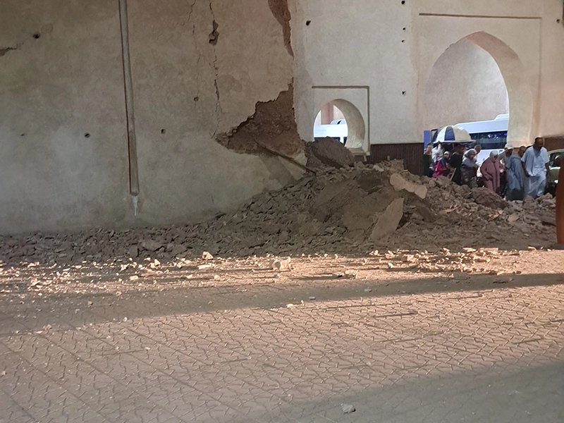 Earthquake Marrakech 2 Code of Practice platform