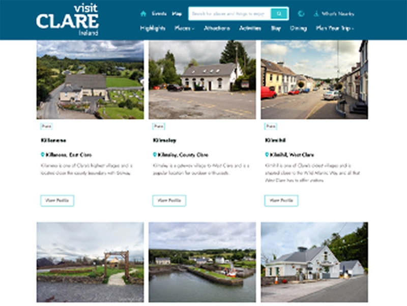 Visit Clare Website Visit Clare Website