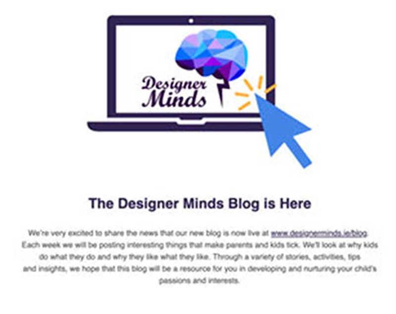 Designer Minds Email Header - New Blog John McKenna of McKenna's Guides in front of my GEOfood banner